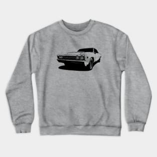 1967 Chevelle - monochrome stylized Crewneck Sweatshirt